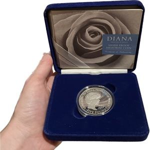 1999 DIANA Princess of Wales SILVER PROOF 5 Pounds Memorial BOX SET - SEALED